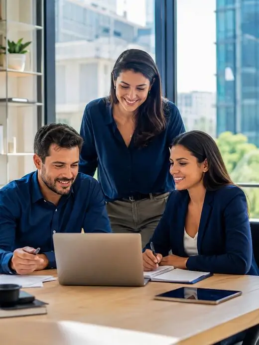 Equipe de empresa em crescimento